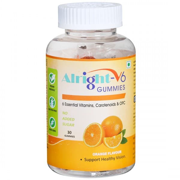 Alright V6 Orange Flavour 30 Gummies