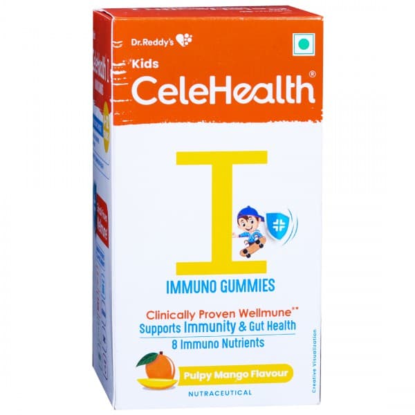 Celehealth I Kids Pulpy Mango Flavour 30 Immuno Gummies