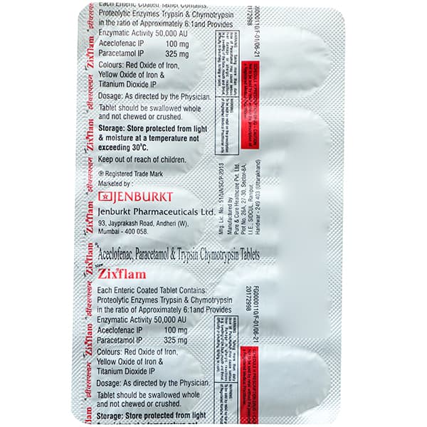 Zixflam (New) Tablet (10 Tab)