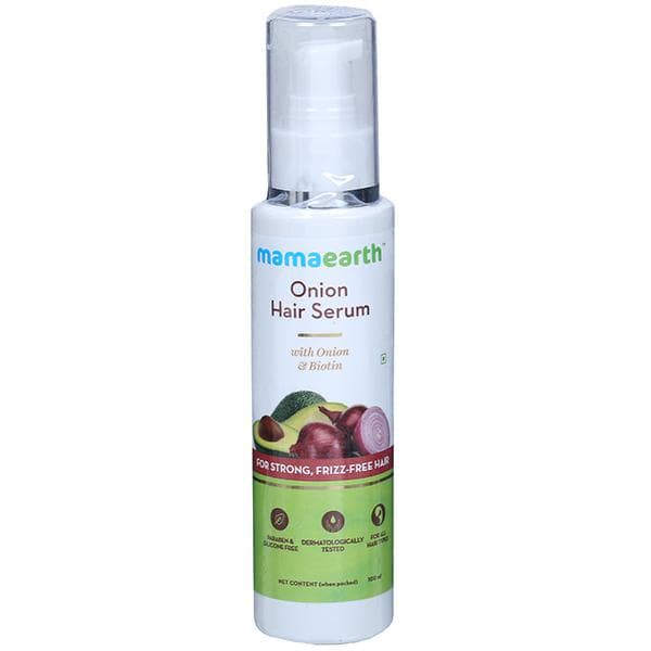 Mamaearth Onion Hair Serum with Onion & Biotin for Strong, Frizz-Free Hair 100 ml