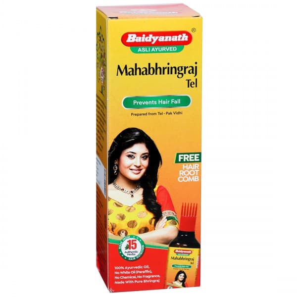 Baidyanath Nagpur Mahabhringraj Tel (Free Hair Root Comb) 100 ml