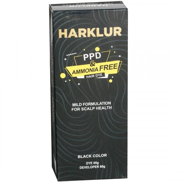 Harklur (Black) Dye & Developer 60 g + 60 g
