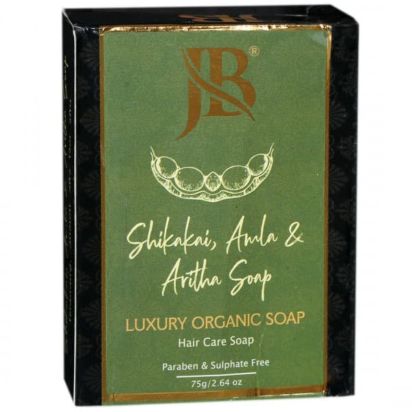 JB Shikakai, Amla & Aritha Luxury Organic Hair Care Soap 75 g