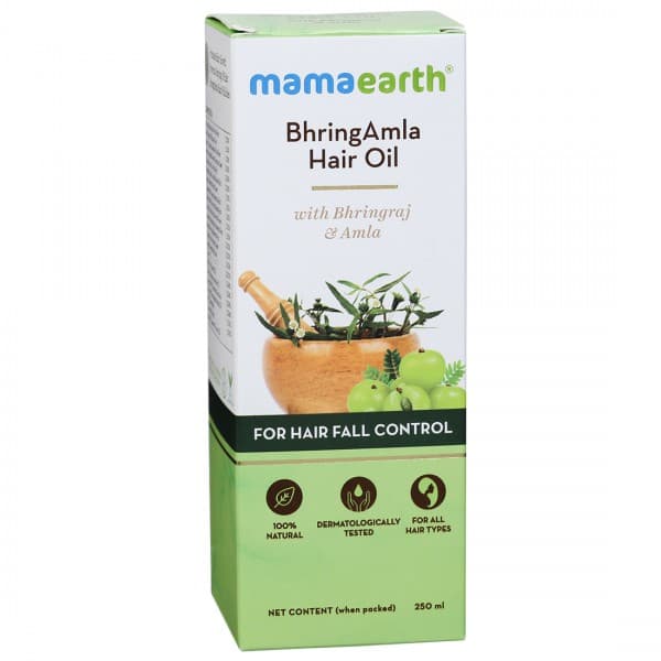 Mamaearth BhringAmla Hair Oil for Hair Fall Control 250 ml