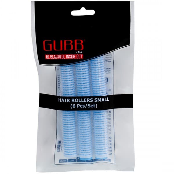Gubb Hair Rollers Small Sky Blue Pack Of 6