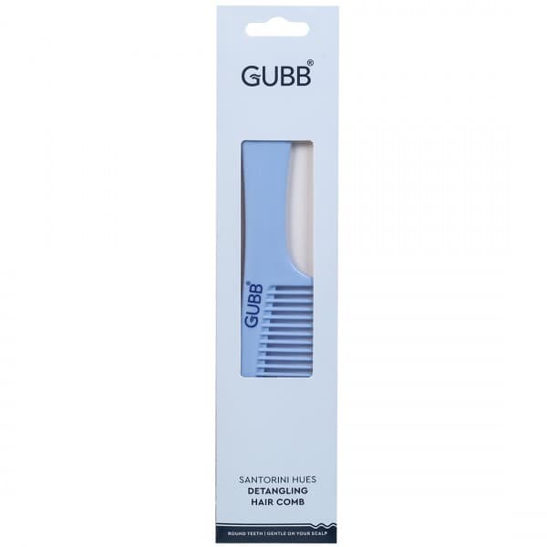 Gubb Santorini Hues Detangling Hair Comb Sky Blue