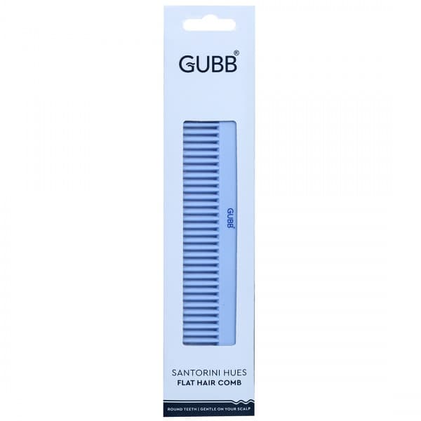 Gubb Santorini Hues Flat Hair Comb Sky Blue