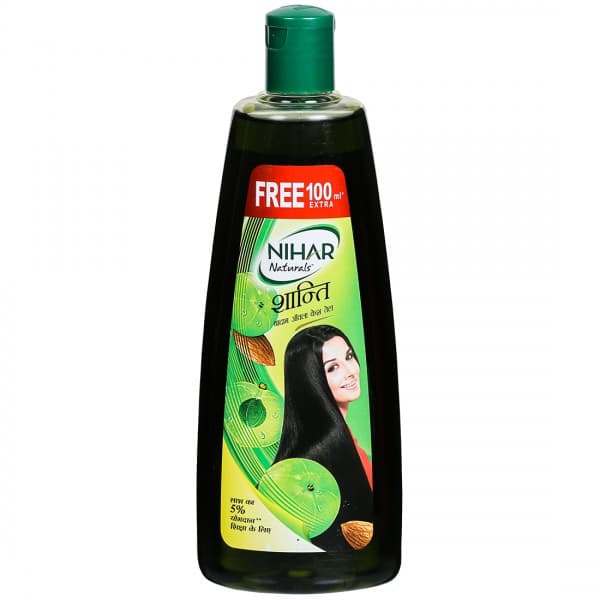 Nihar Naturals Shanti Badam Amla Hair Oil (Free 100 ml Extra) 300 ml