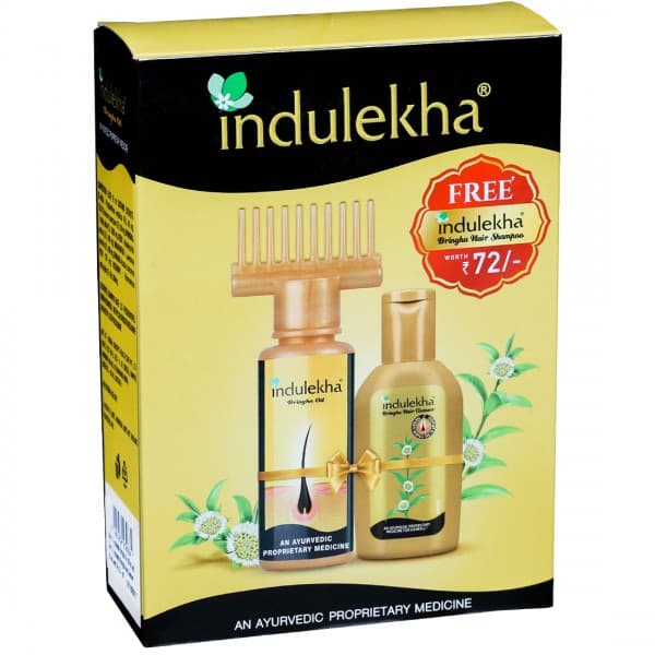 Indulekha Bringha Hair Oil (Free Indulekha Bringha Hair Shampoo 50 ml) 100 ml