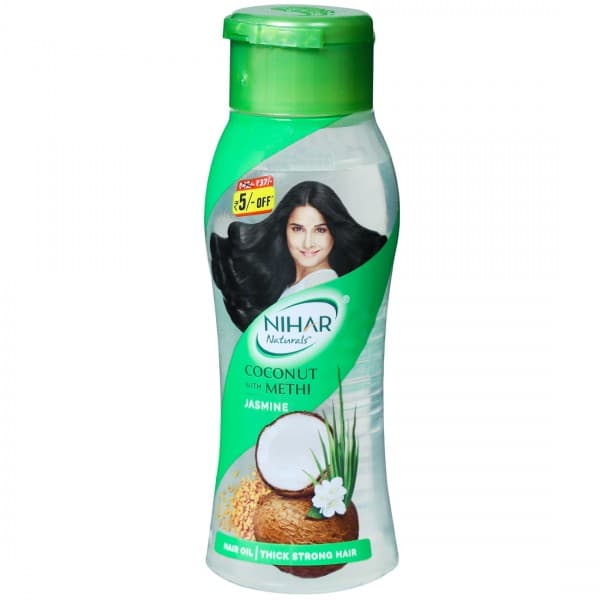 Nihar Naturals Jasmine Coconut Hair Oil (Rs 5 Off) 90 ml