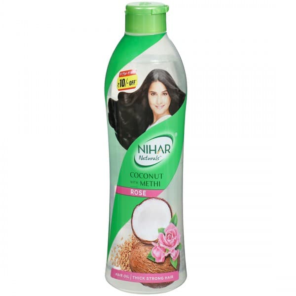Nihar Naturals Rose Coconut Hair Oil (Rs 10 Off) 400 ml