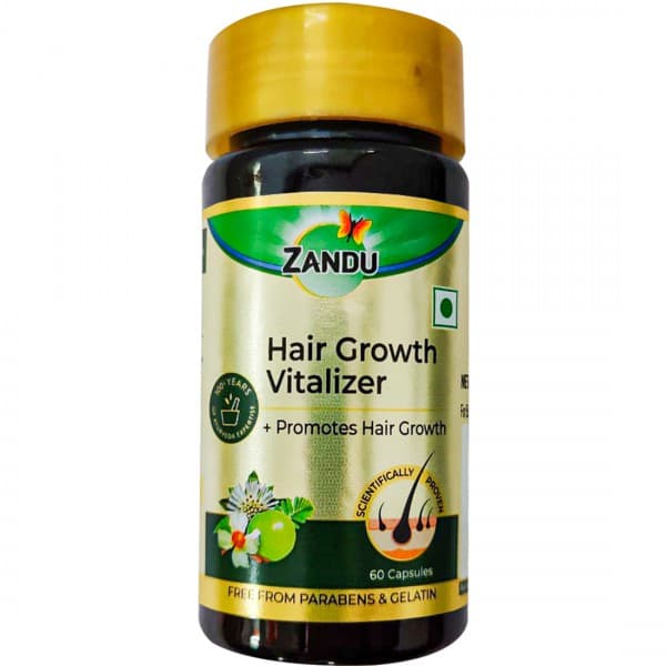 Zandu Hair Growth Vitalizer 60 Capsules