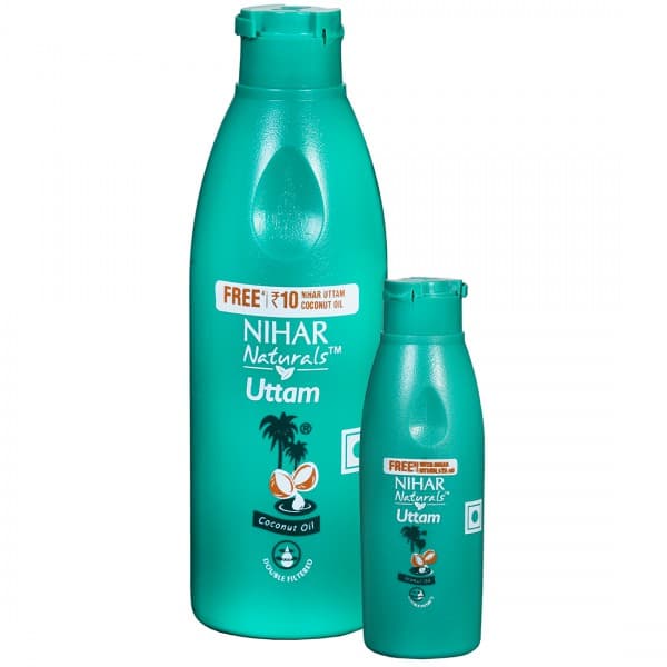 Nihar Naturals Uttam Coconut Oil (Free Nihar Uttam Coconut Oil 25 ml) 175 ml