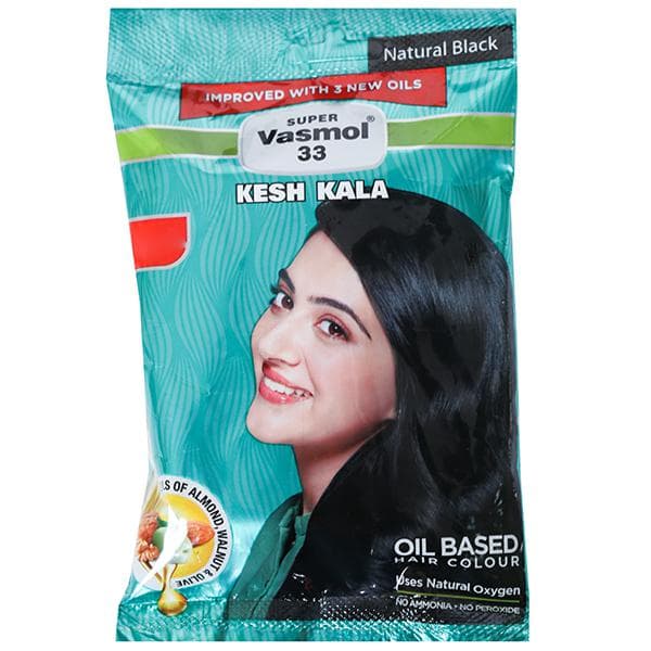 Super Vasmol 33 Kesh Kala Oil Based Hair Colour 25 ml