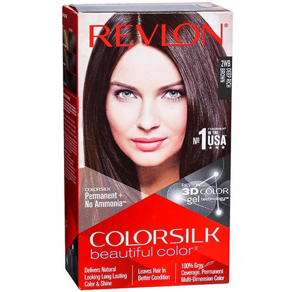 Revlon Colorsilk Hair Color Deep Rich Brown 2WB (40 ml + 40 ml + 11.8 ml)