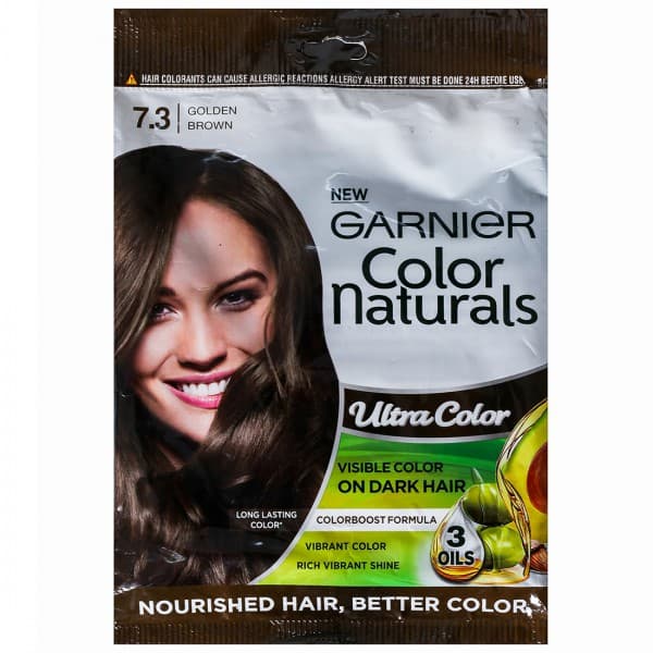Garnier Color Naturals Ultra Hair Color 7.3 Golden Brown (30 ml + 30 g)