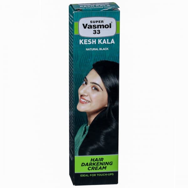 Super Vasmol 33 Kesh Kala Natural Black Hair Darkening Cream 25 g
