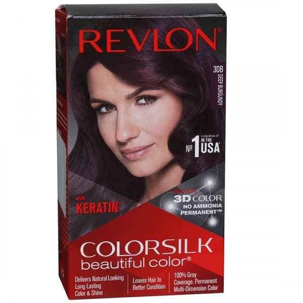 Revlon Colorsilk Hair Color Deep Burgundy 3DB (40 ml + 40 ml + 11.8 ml)