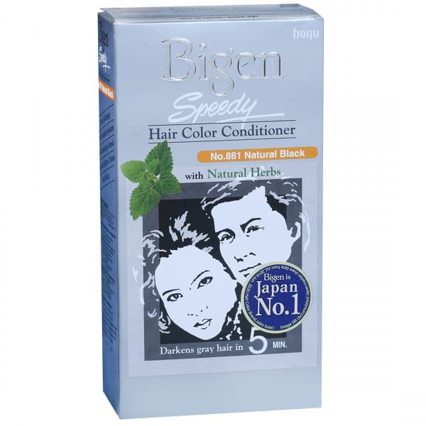 Bigen Speedy Hair Color Conditioner Natural Black 881 (40 g + 40 g)