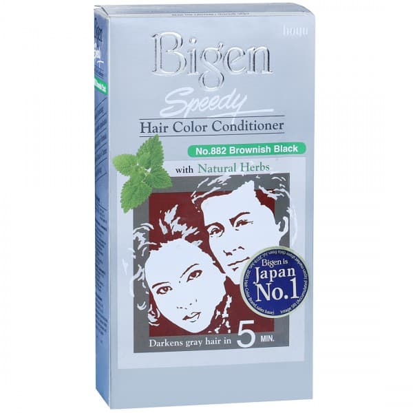 Bigen Speedy Hair Color Conditioner Brownish Black 882 (40 g + 40 g)