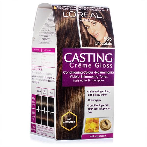 Loreal Paris Casting Creme Gloss Conditioning Hair Colour 535 Chocolate (87.5 g + 72 ml)