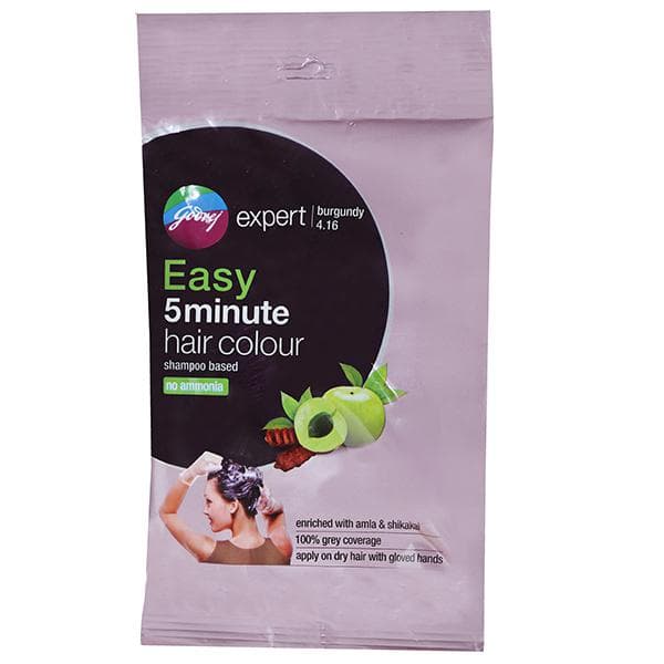 Godrej Expert Easy 5 Minute Shampoo Based Hair Colour Burgundy 4.16 20 ml