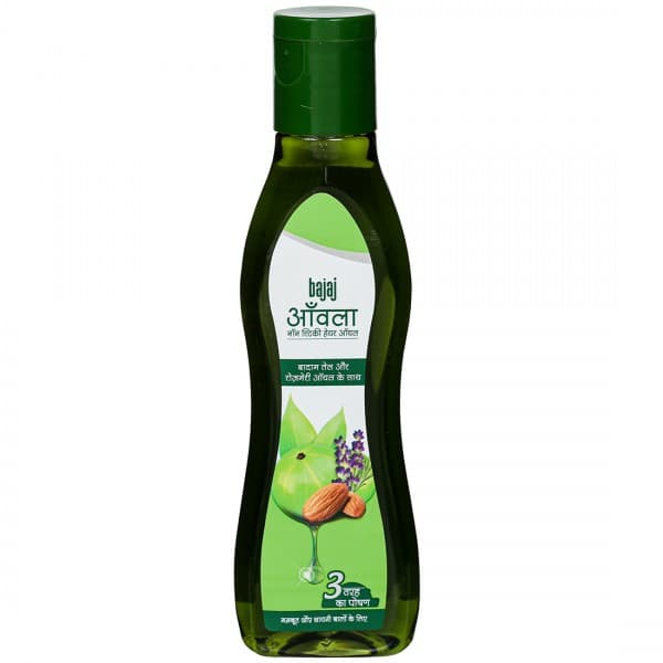 Bajaj Amla Non Sticky Hair Oil With Badam Oil And Rosemary Oil 160 ml