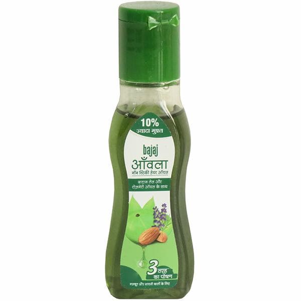 Bajaj Amla Non Sticky Hair Oil With Badam Oil And Rosemary Oil (Free 10% Extra) 34 ml