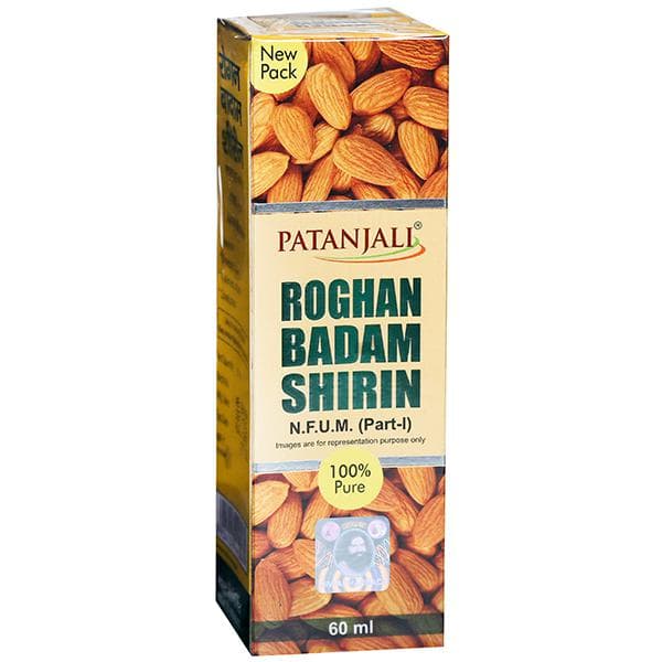 Patanjali Roghan Badam Shirin Almond Oil 60 ml
