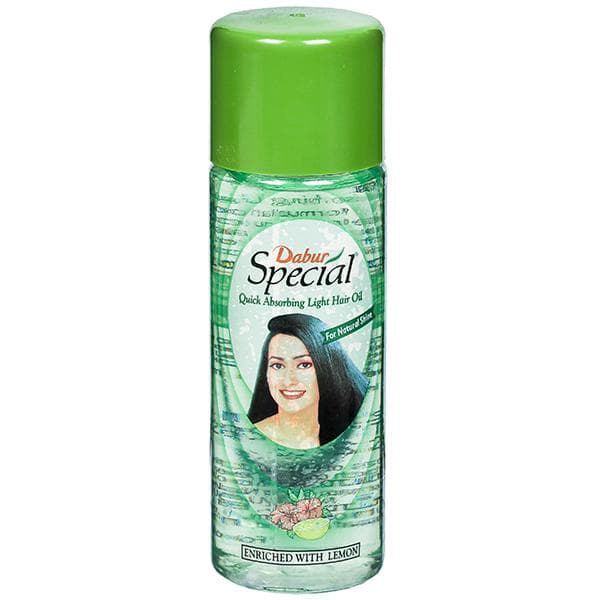 Dabur Special Quick Absorbing Light Hair Oil Enriched with Lemon 100 ml