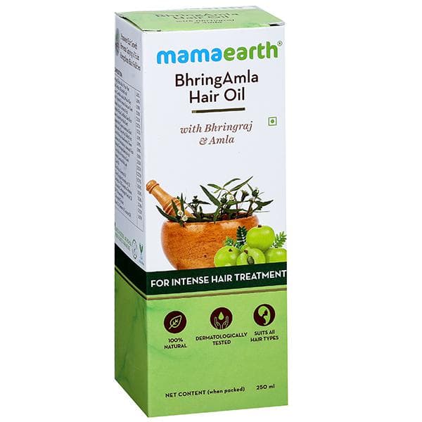 Mamaearth BhringAmla Hair Oil for Intense Hair Treatment 250 ml
