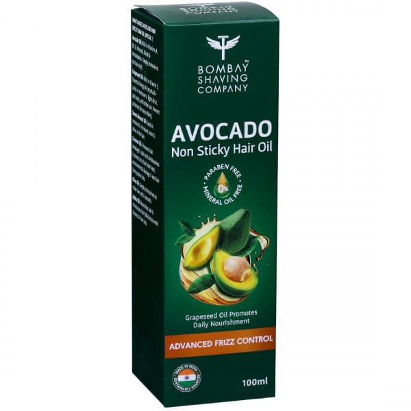 Bombay Shaving Company Avocado Non Sticky Hair Oil Advanced Frizz Control 100 ml