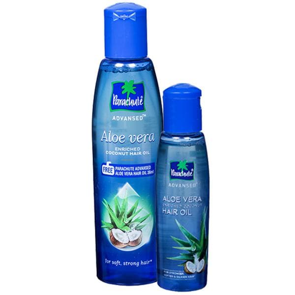 Parachute Advansed Aloe Vera Enriched Coconut Hair Oil (Free Parachute Aloe Vera Hair Oil 36 ml) 150 ml