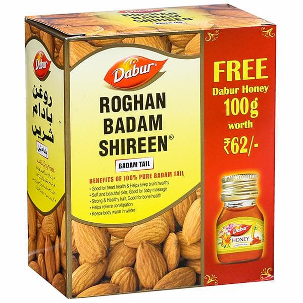 Dabur Roghan Badam Shireen Badam Tail (Free Dabur Honey 100 g) 100 ml