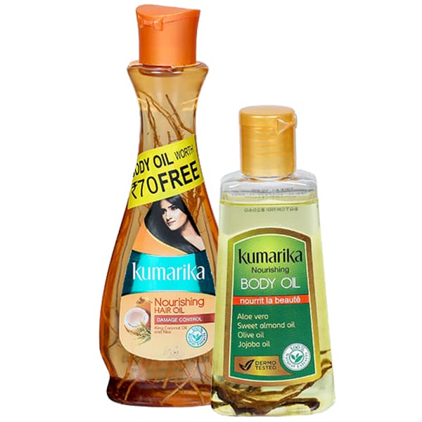 Kumarika Nourishing Hair Oil Damage Control (Free Kumarika Body Oil 100 ml) 200 ml