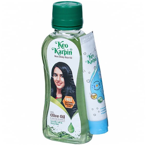 Keo Karpin Non Sticky Hair Oil (Free Keo Karpin Hand Wash 15 ml) 100 ml