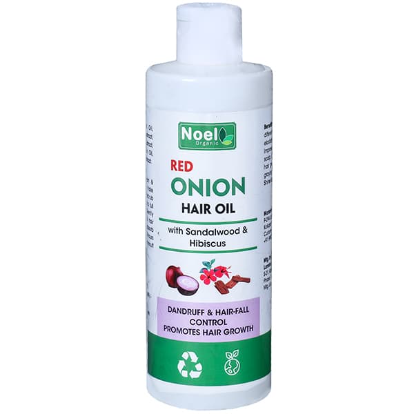 Noel Organic Red Onion Hair Oil with Sandalwood & Hibiscus 200 ml