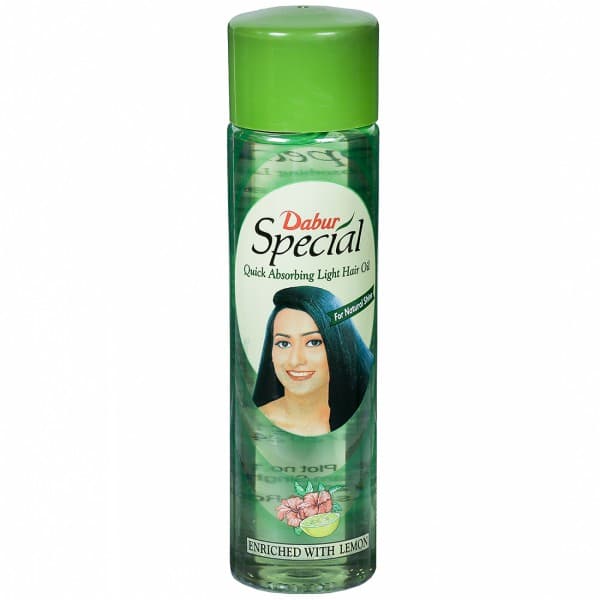 Dabur Special Quick Absorbing Light Hair Oil Enriched with Lemon 200 ml