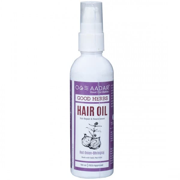 Aadar Good Old Habits Good Herbs Hair Oil Red Onion + Bhringraj 100 ml