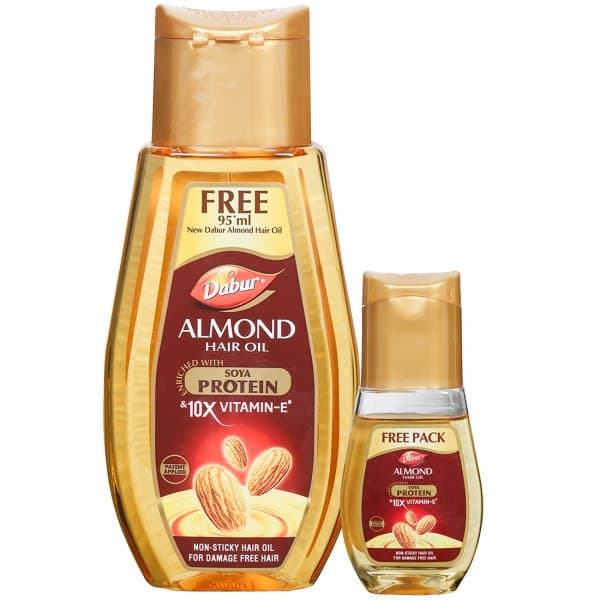 Dabur Almond Hair Oil (Free Dabur Almond Hair Oil 95 ml) 485 ml