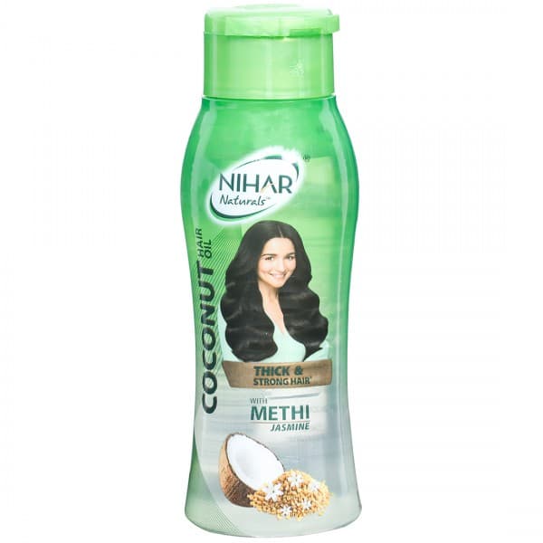 Nihar Naturals Coconut Hair Oil with Methi Jasmine 90 ml