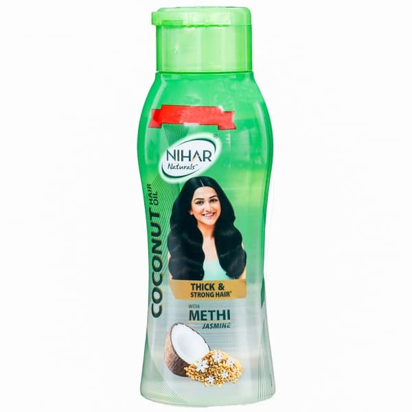 Nihar Naturals Coconut Hair Oil with Methi Jasmine 99 ml