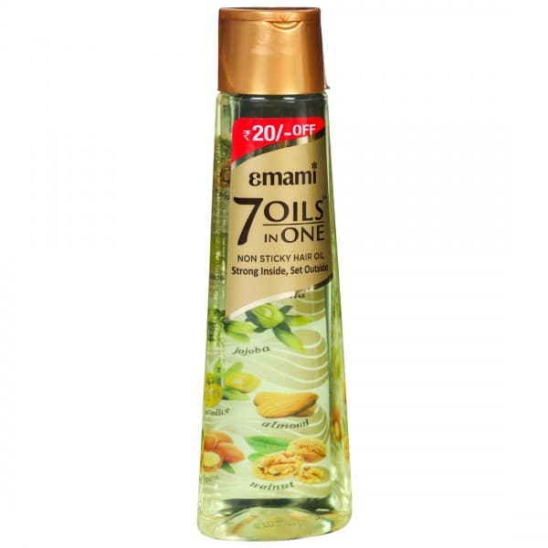 Emami 7 Oils In One Non Sticky Hair Oil (Rs. 20 Off) 200 ml