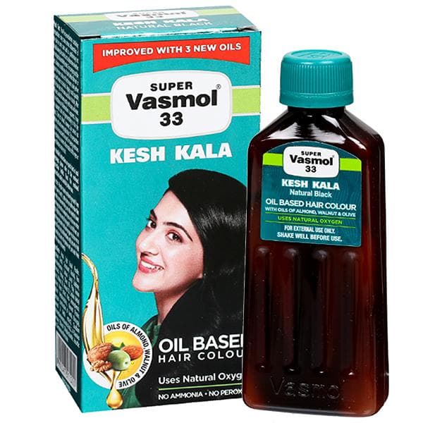 Super Vasmol 33 Kesh Kala Oil Based Hair Colour 50 ml