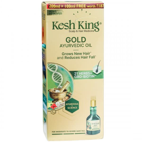 Kesh King Gold Ayurvedic Oil (Free 100 ml) 200 ml