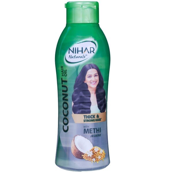 Nihar Naturals Coconut Hair Oil with Methi Jasmine 200 ml