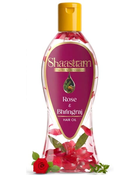 Shaastram Rose & Bhringraj Hair Oil 180 ml