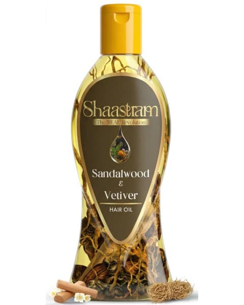 Shaastram Sandalwood & Vetiver Hair Oil 180 ml