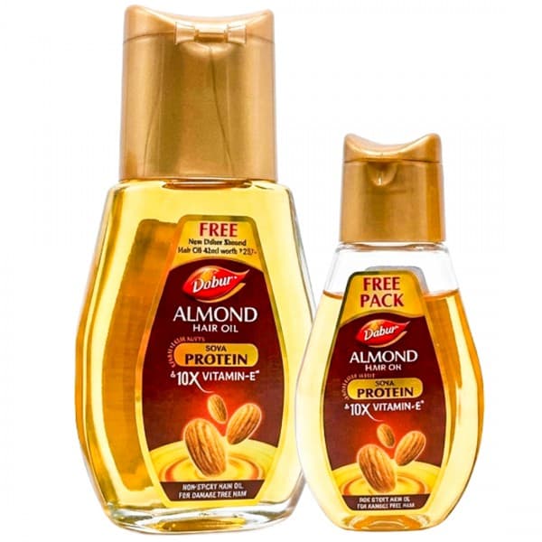 Dabur Almond Hair Oil (Free New Dabur Almond Hair Oil 45 ml worth Rs. 32) 95 ml