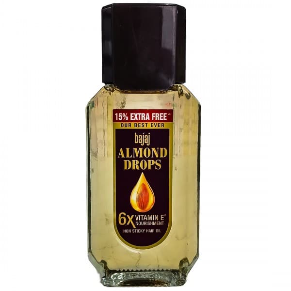 Bajaj Almond Drops Hair Oil (Free 15% Extra) 95 ml